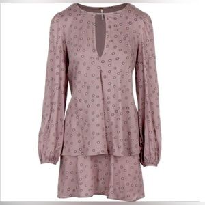 Free People Beck Layered Tunic dress XS